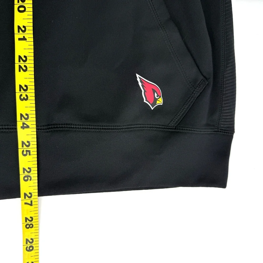 Arizona Cardinals Nike NFL On Field  Men's S‎ Therma-FIT Hoodie Black Red Logo